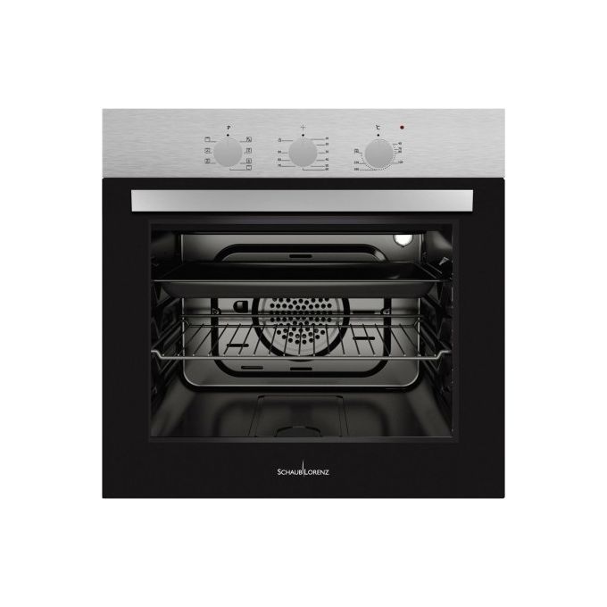 Schaub Lorenz SSFE6X7BC Forno Elettrico Multifunzione con Grill da incasso Capacita' 80 Litri Classe Energetica A 7 Programmi Ventilazione tangenziale