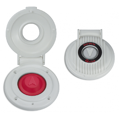 PULSANTE A PIEDE BIANCO DOWN