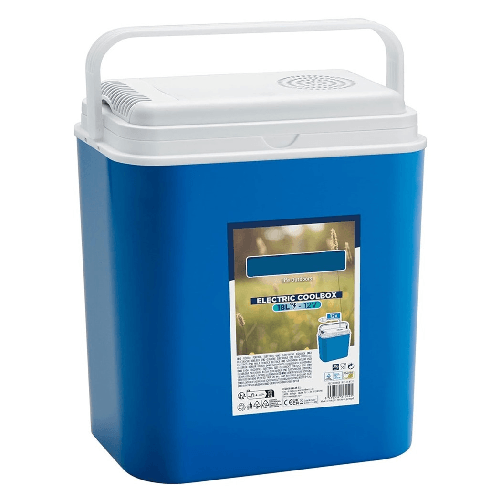 Frigorifero Elettrico 12v 18lt Borsa Termica Blu/bianco Per Viaggi Picnic Campeggio 860195 -