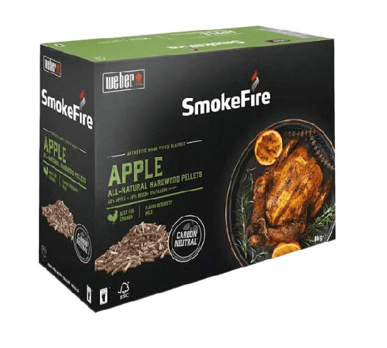 Weber pellet alimentare 100% legno melo
