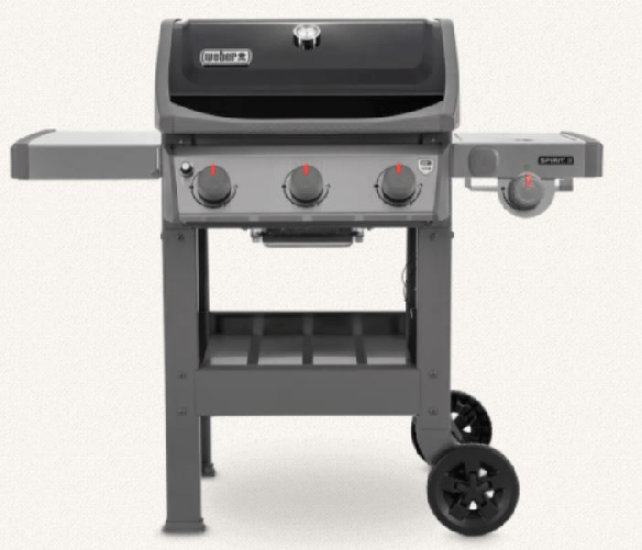 Weber Spirit II E-320 GBS Barbecue Carrello Gas Nero 8790 W