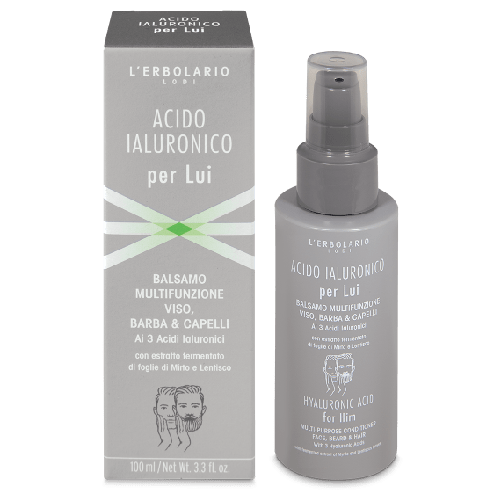 Balsamo Viso, Barba & Capelli Acido Ialuronico per Lui