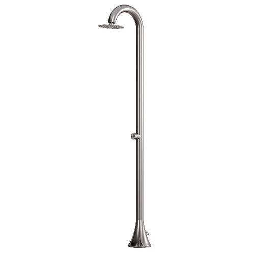 Sined Doccia Inox Luna Tmp Inox Doccia In Acciaio Inox Doppio Attacco Acqua Fredda Laterale o Inferiore Doccia Acqua Fredda Temporizzata Con Soffione
