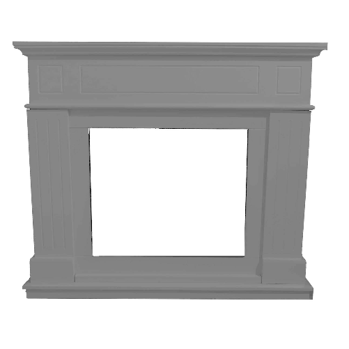 Mpc Cornice Camino Pienza Grigio Grigio Scuro Cornice Caminetti Pienza Grigio Scuro Struttura In Legno Mdf Di Facile Montaggio