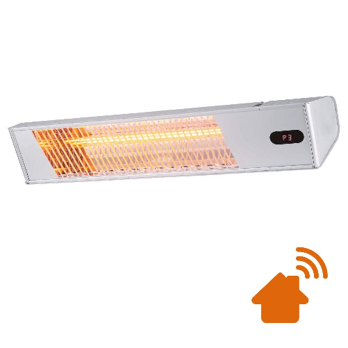 Sined Caldo Ira Inox 2000 Wifi Stufa a Infrarossi Wifi Da Esterno Da 2000w Dal Design Elegante Sined Caldo Ira Inox 2000 Wifi Stufa a Infrarossi Wifi