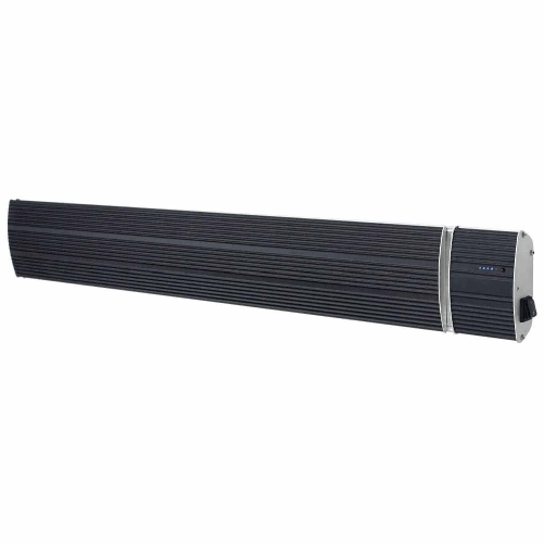 Sined Calore Nero 1500 Riscaldatore a Infrarossi In Ceramica Da 1500w Nero Nessuna Emissione Di Luce Elemento Riscaldante In Alluminio Estruso Rivesti