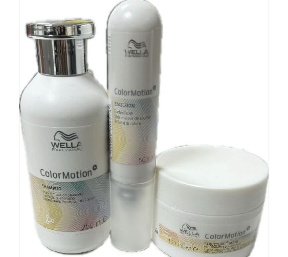 KIT WELLA COLOR MOTION SHAMPOO 250 ML MASCHERA 150 ML E EMULSION COLOR MOTION 50 ML