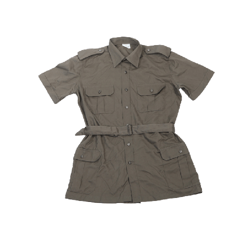 Camicia cascca sariana safari esercito italiano mezze maniche cotone jungla grigio S