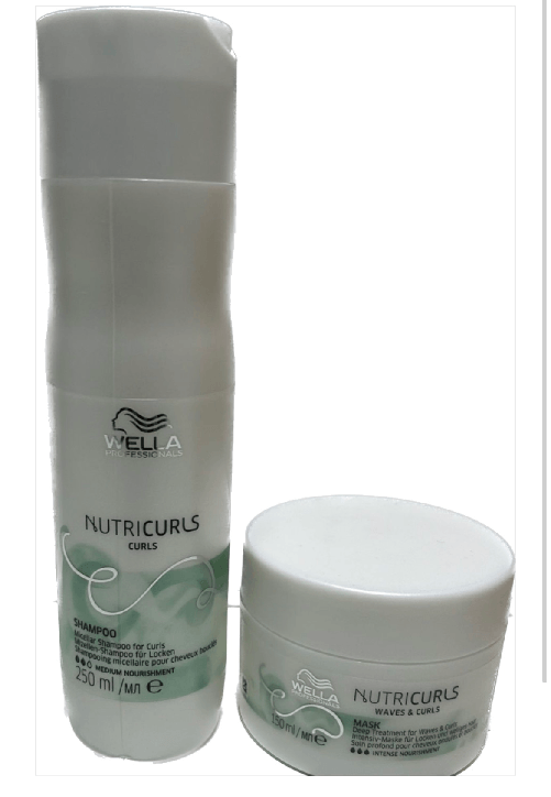 SHAMPOO WELLA NUTRICURLS 250 ML PIU' MASCHERA WELLA 150 ML NUTRICURLS