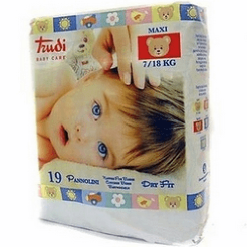 Pannolini Trudi Baby Care Maxi 7/18 Kg • 18 Pannolini