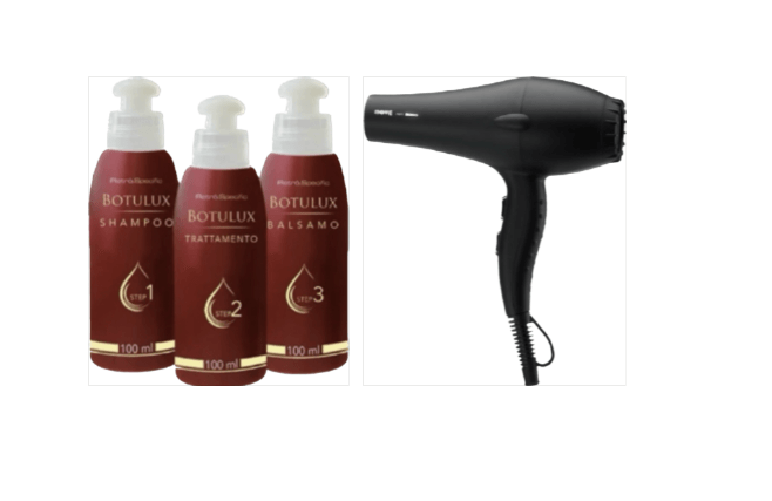 PHON MOVE AIR 9000 NERO PIU' BOTULUX RETRO' (KIT RICOSTRUTTORE DEL CAPELLO)