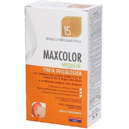 MaxColor Vegetal Tintura 15 Biondo Chiarissimo Naturale 140mL