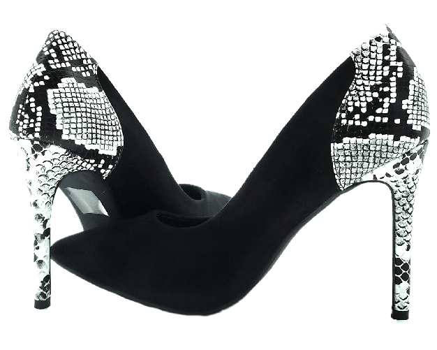 Scarpe decolte' pitonate snake donna sexy tacco 10 cm nere serpente 37 EU Nero Scarpe decolte' pitonate snake donna sexy tacco 10 cm nere serpente 40