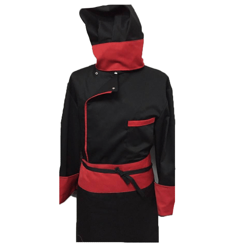 Completo chef cuoco giacca cappello grembiule kit cucina set ristorante pizzeria XXL Arancio Completo chef cuoco giacca cappello grembiule kit cucina