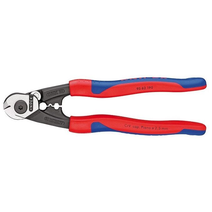Knipex Cesoia per Funi in Acciaio Forgiata 190mm Knipex 9562190 tagliacavi