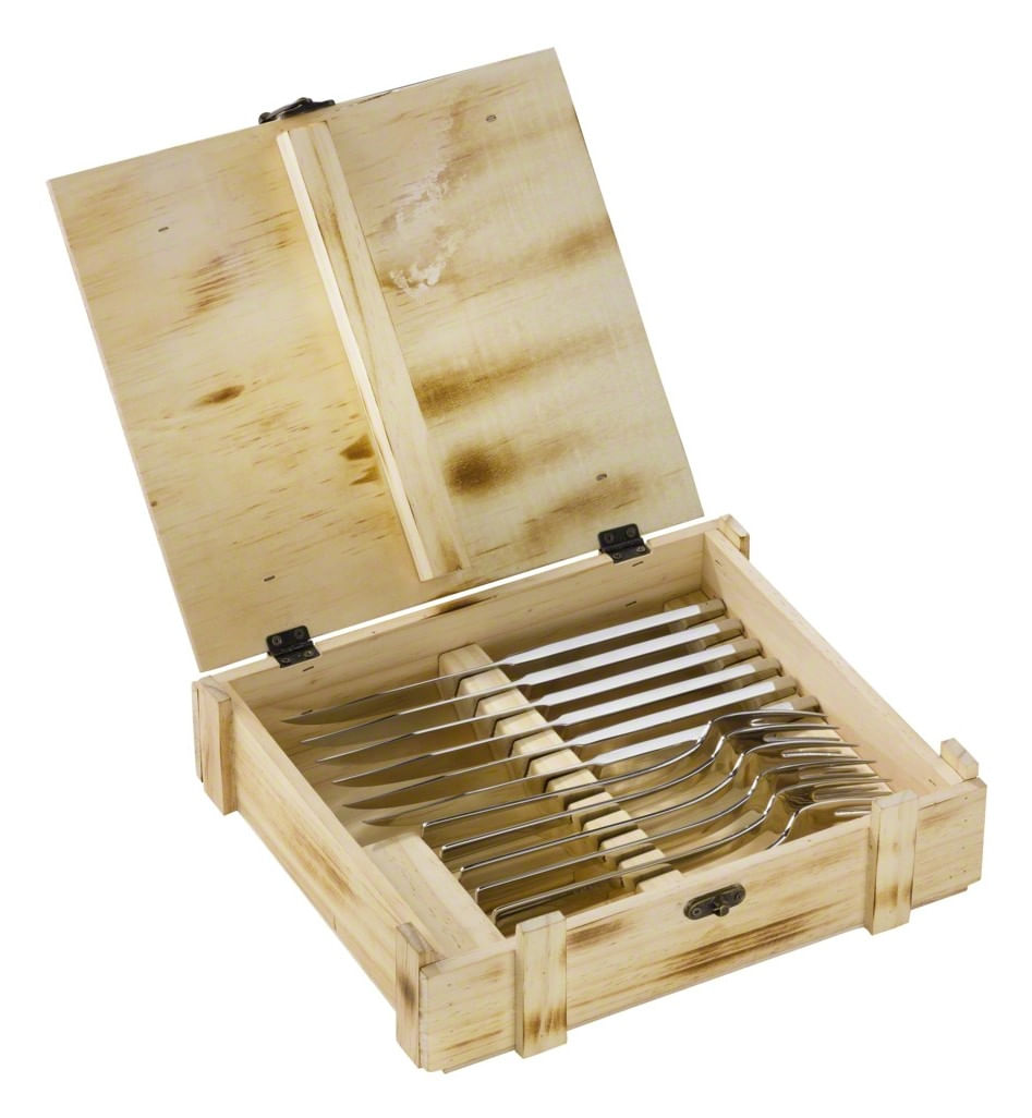 Zwilling Set Posate da Bistecca 12 Pezzi in Scatola di Legno ZWILLING 07150-359-0 set di posate 12 pz Acciaio inox