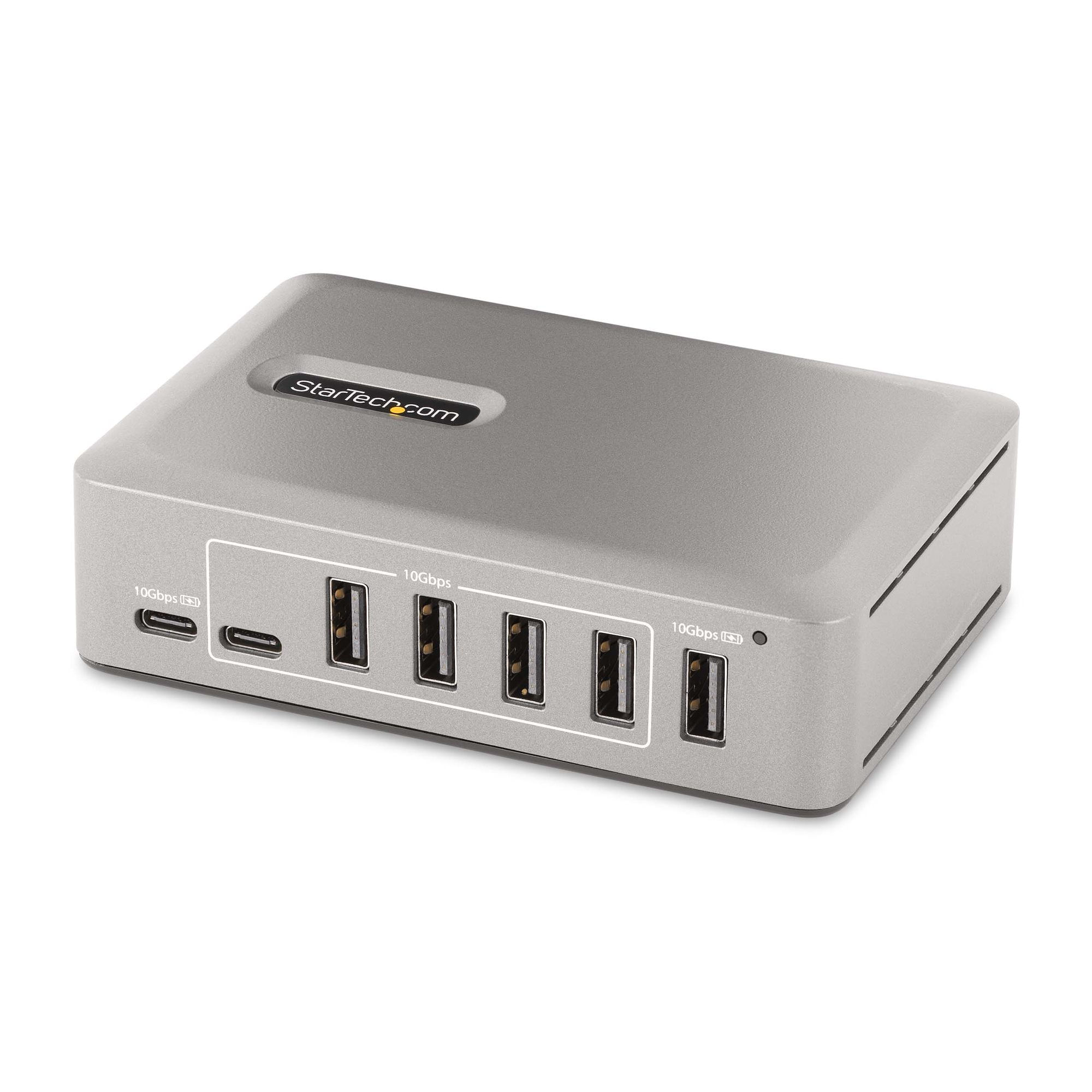 StarTech.com Hub USB-C 3.0 a 10 Porte - 8x USB-A + 2x USB-C - Autoalimentato con Alimentatore da 65W - Hub USB 3