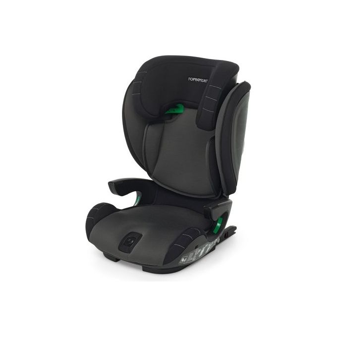 Foppapedretti Skill I-Size Seggiolino Auto per Bambini con Altezza da 100 a 150cm da 3 a 12 Anni Circa Nero