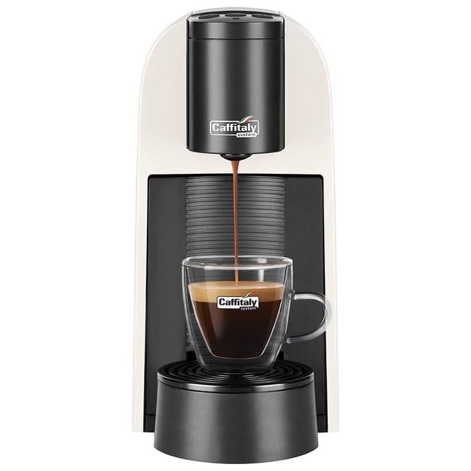 Caffitaly system volta s35 macchina da caffe in capsule *** colore bianca, confezione 1