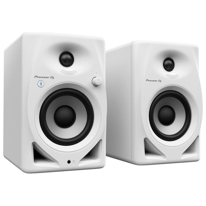 Pioneer DJ DM-40D-BT-W Sistema Monitor da Tavolo con Funzionalita' Bluetooth Altoparlante da 4 Pollici Bianco Pioneer DM-40D-BT-W altoparlante 2-vie B