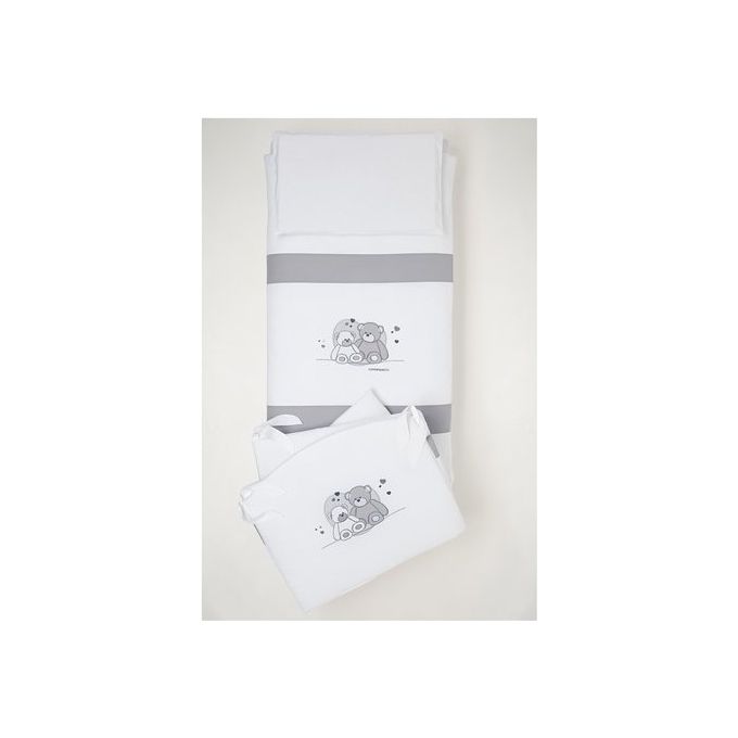 Foppapedretti Piumone Lettino Mascotte Set 3 Pezzi Mascotte