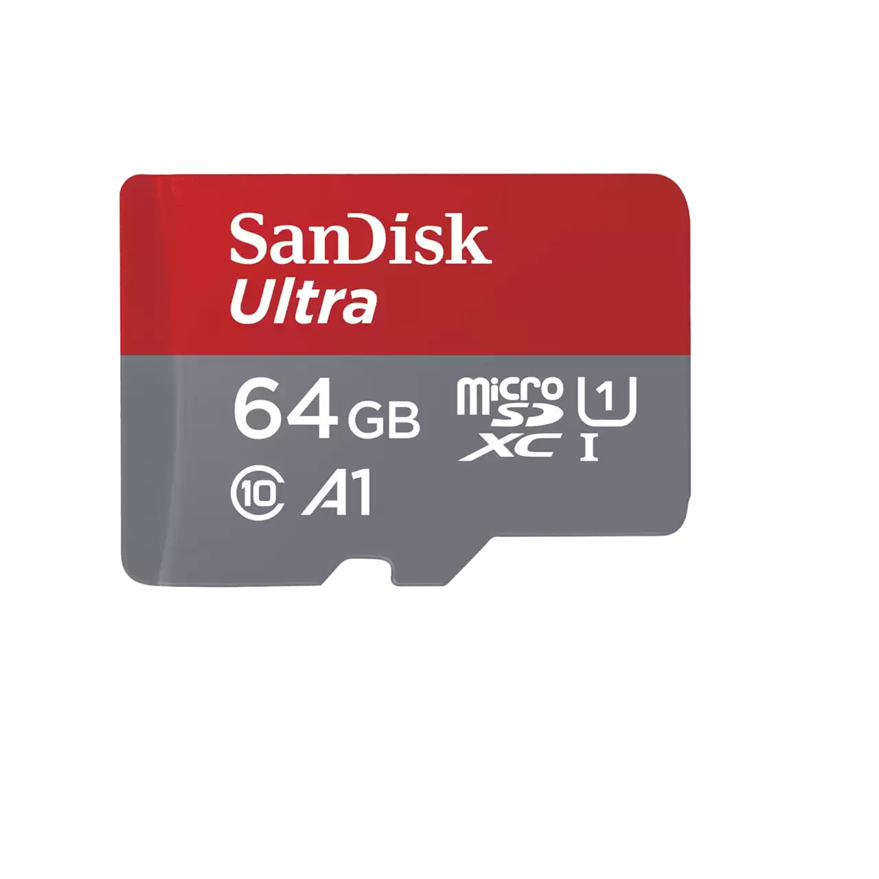 SanDisk Ultra Scheda di Memoria Flash Adattatore da microSDXC a SD in Dotazione 64Gb A1 - UHS-I U1 - Class10 UHS SanDisk Ultra 64 GB MicroSDXC UHS-I C