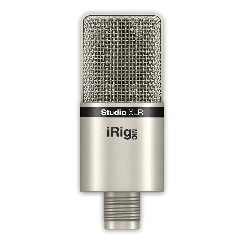 IK Multimedia Microfono IK Multimedia IP-IRIG-MICSTDXLR-IN Argentato