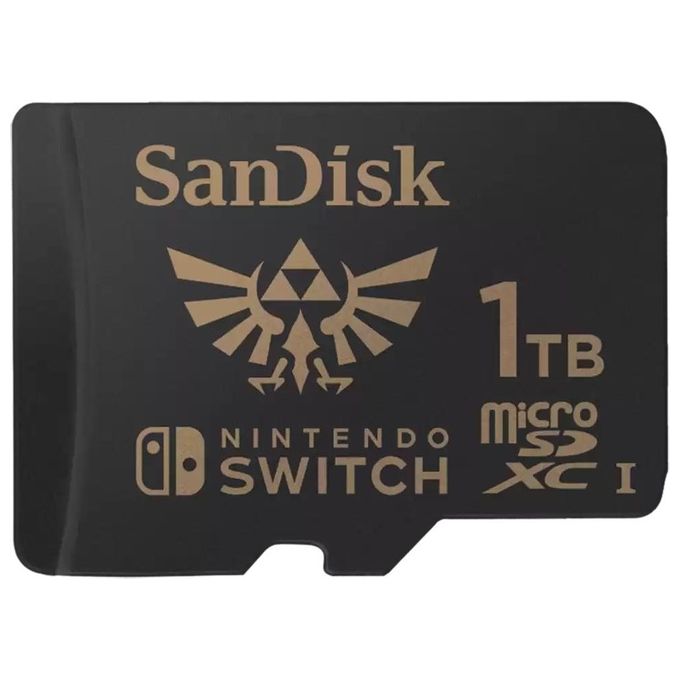 SanDisk 1Tb microSDXC Scheda per Nintendo Switch con Licenza d'Uso Nintendo Zelda SanDisk SDSQXAO-1T00-GN6ZN memoria flash 1 TB MicroSDXC UHS-I