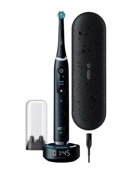 Braun Oral-B iO Series 10 Spazzolino Elettrico Black Onyx Luxe Edition Oral-B iO iO10 Adulto Spazzolino rotante Nero