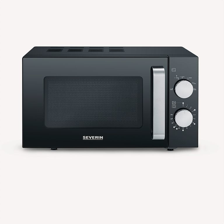 Severin MW 7761 forno a microonde Nero, Acciaio inox Solo microonde Superficie piana 20 L 800 W