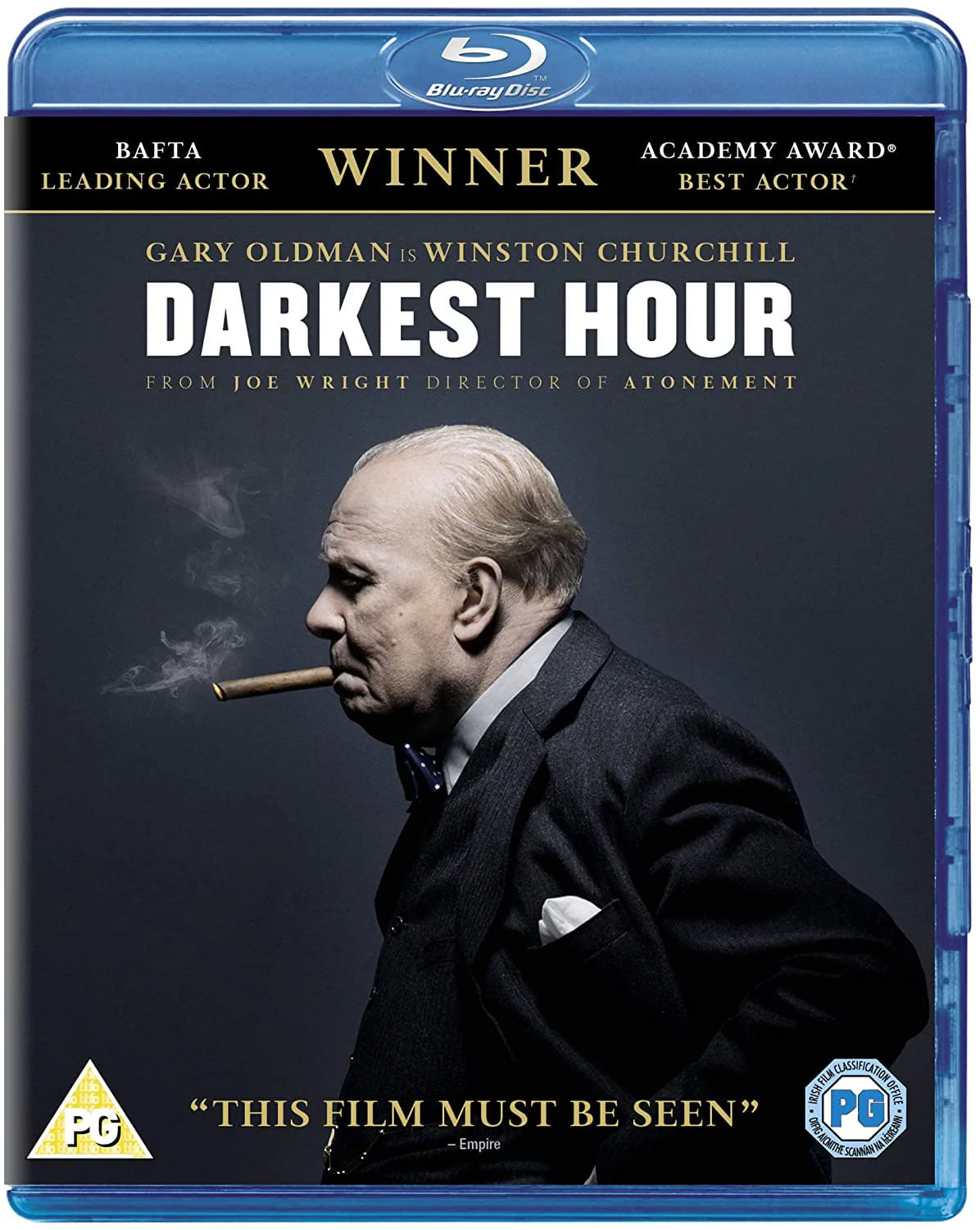 BLU RAY Darkest Hour Edizione Regno Unito Blu-ray Una Rappresentazione Cinematografica Potente e Coinvolgente Warner Bros Darkest Hour Blu-ray Inglese