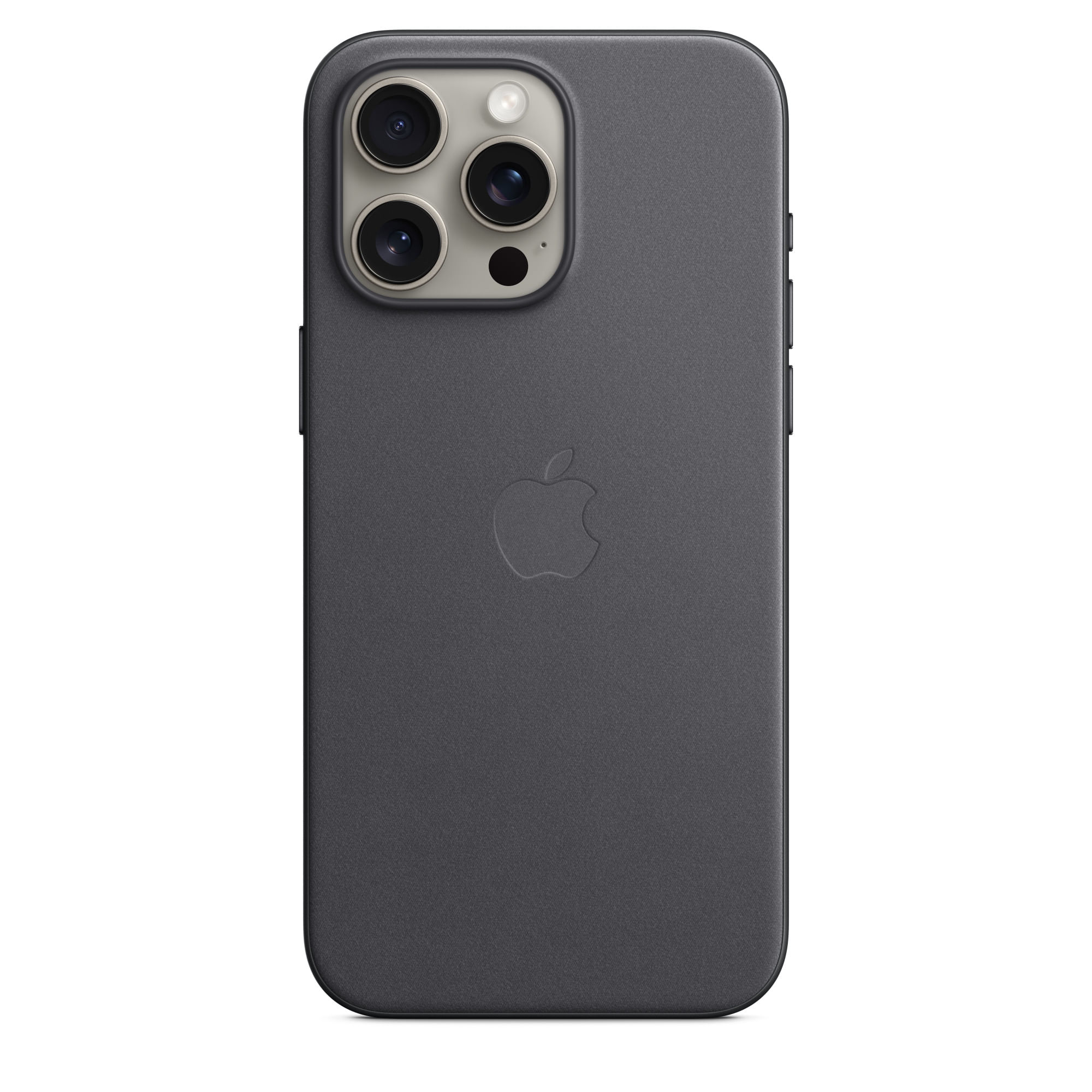 Apple Custodia MagSafe in Tessuto FineWoven per iPhone 15 Pro Max Nero ??????? Apple Custodia MagSafe in tessuto Finewoven per iPhone 15 Pro Max - Ner
