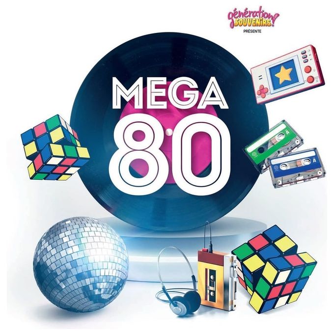 CD Mega 80 CD Elevata Qualita' per Musica Film e TV in un'Unica Collezione da Non Perdere