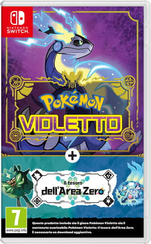 Nintendo Pokemon Violetto Pack Espansione Il Tesoro dell'Area Zero per Nintendo Switch Nintendo Pokémon Violetto + pack espansione Il Tesoro dell’Are