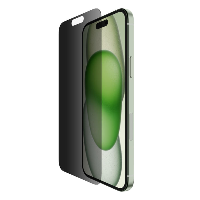Belkin Vetro Tempered Glass Antimicrobico Privacy per iPhone 15 Plus-14 Pro Max Belkin VETRO TEMPEREDGLASS ANTIMICROB. PRIVACY IPH 15PLUS