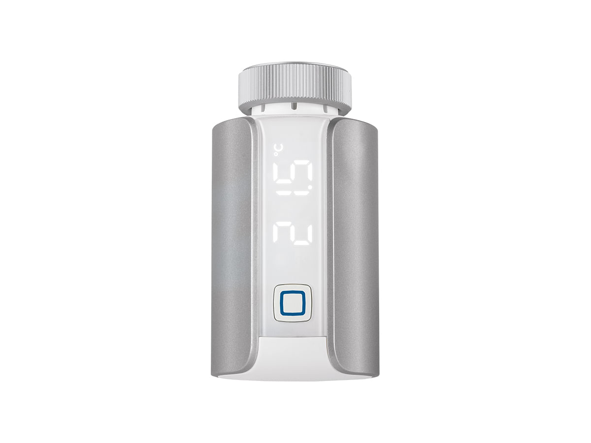 Homematic IP HmIP-eTRV-ES Termostato per Radiatori Evo Silver Homematic IP HmIP-eTRV-ES termostato RF Grigio