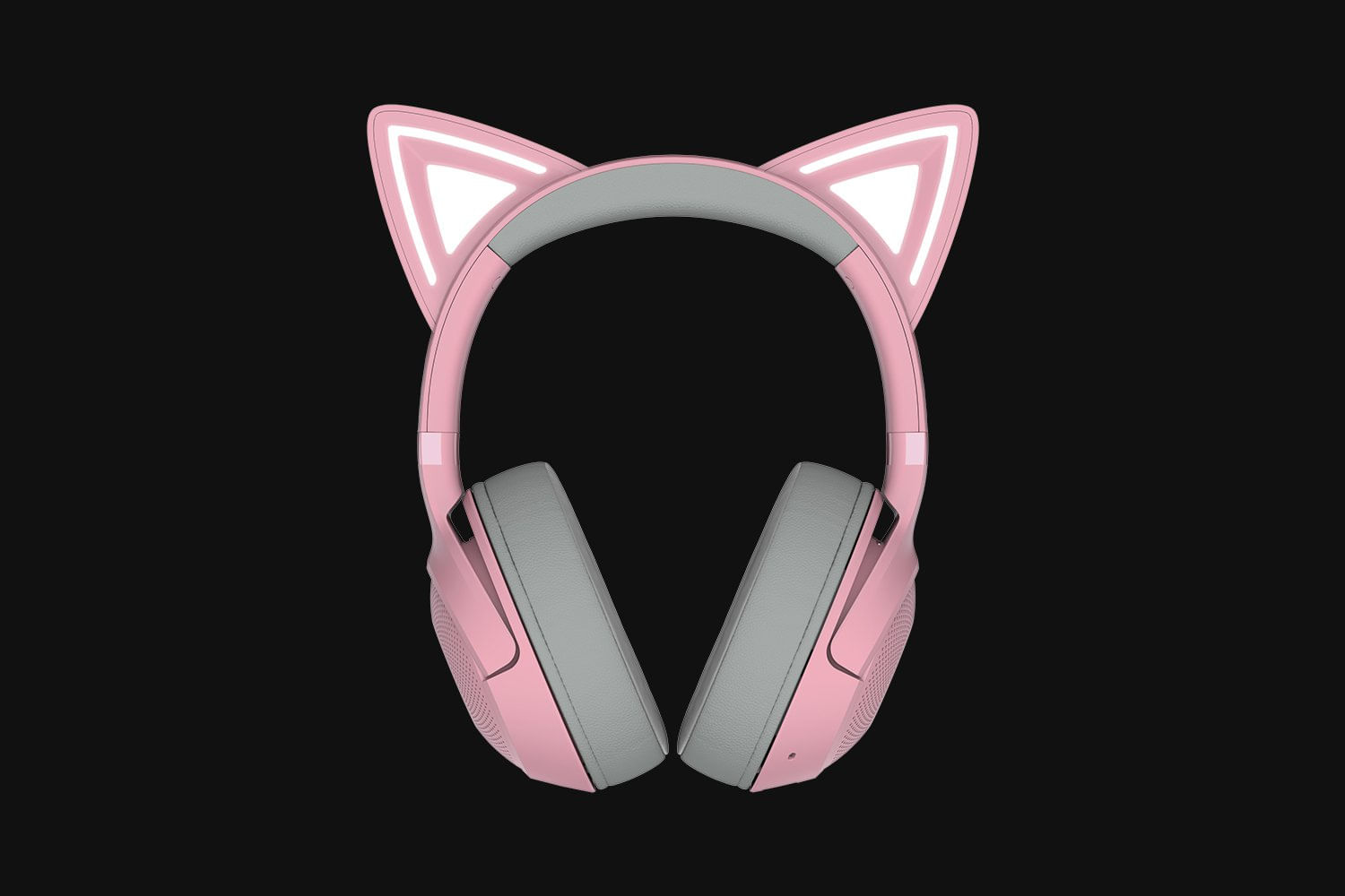Razer Kraken Kitty V2 BT Cuffie RGB Wireless Bluetooth con Orecchie da Gatto Rosa Razer Kraken Kitty V2 - Quartz ed. Cuffia Bluetooth Rosa