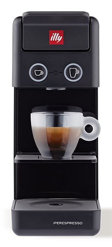 Illy Y3.3 Nera Macchina per caffè a capsule iperespresso - in omaggio 36 classic, 18 intenso Macchina da caffè illy Iperespresso Y3.3 - Nero