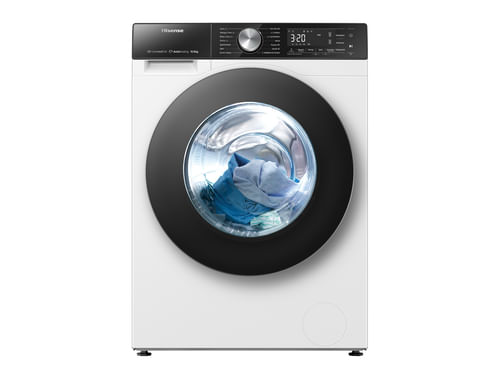 Hisense lavatrice WF5S1045BW 10,5 Kg Classe A Auto dosaggio Vapore WiFi Hisense WF5S1045BW lavatrice Caricamento frontale 10,5 kg 1400 Giri/min Bianco