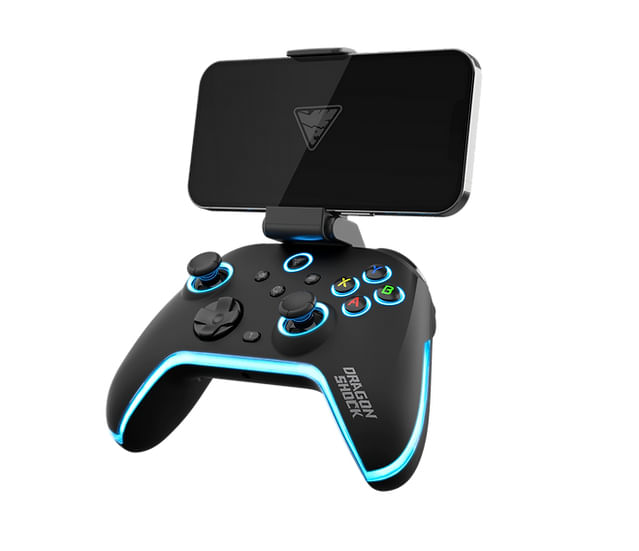 Dragonshock Aurora Plus Nero Bluetooth/RF/USB Gamepad Analogico/Digitale Android, PC, Playstation 3, iOS