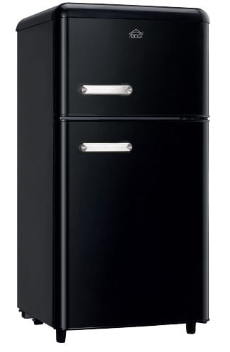 DCG MF100BCDP Frigorifero Doppia porta 100 Litri Design Retro' Nero DCG Eltronic MF100BCDP monoporta Libera installazione 100 L Nero