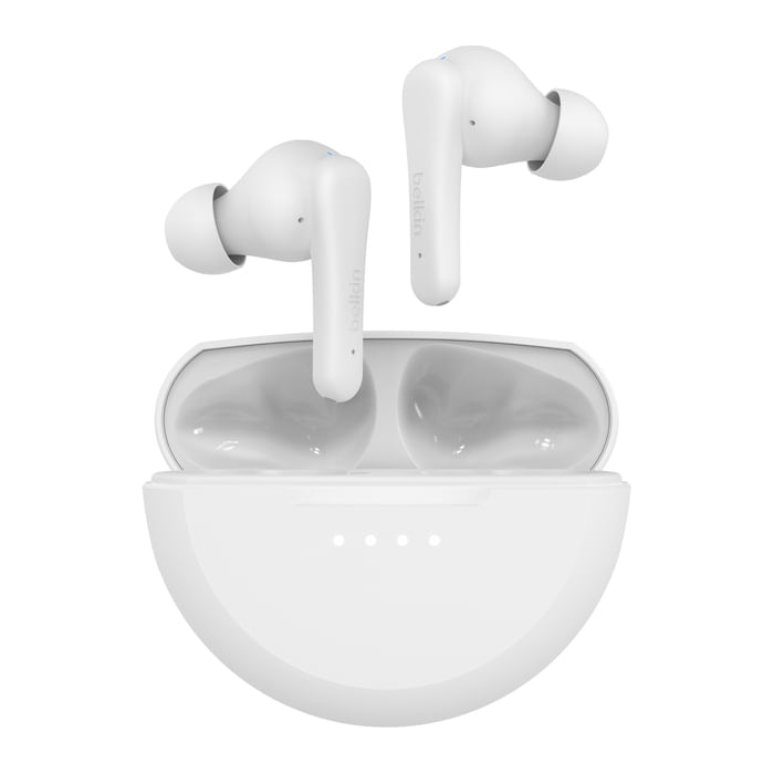 Belkin SoundForm Rhythm Auricolari True Wireless con Microfono Ricarica Usb-c Rapida Bluetooth Bianco Belkin SoundForm Rhythm Cuffie Wireless In-ear M