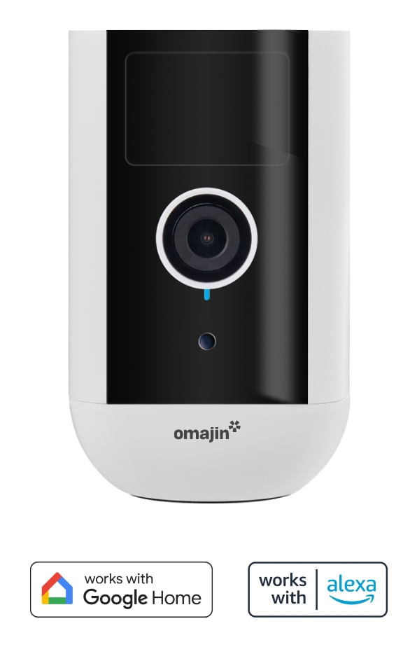 OMAJIN by Netatmo, Videocamera di Sorveglianza Esterna e Interna wireless 2K, visione 140°, IP65, SD-Cloud 64 GB omajin by Netatmo Videocamera di Sorv