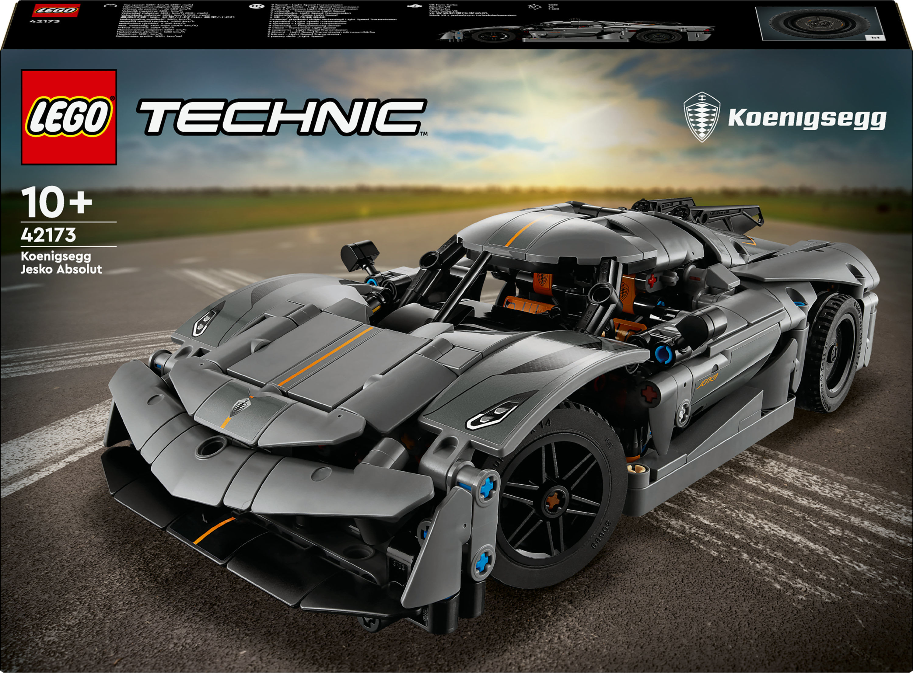 Lego Technic Hypercar Koenigsegg Jesko Absolut Grigia LEGO Hypercar Koenigsegg Jesko Absolut grigia