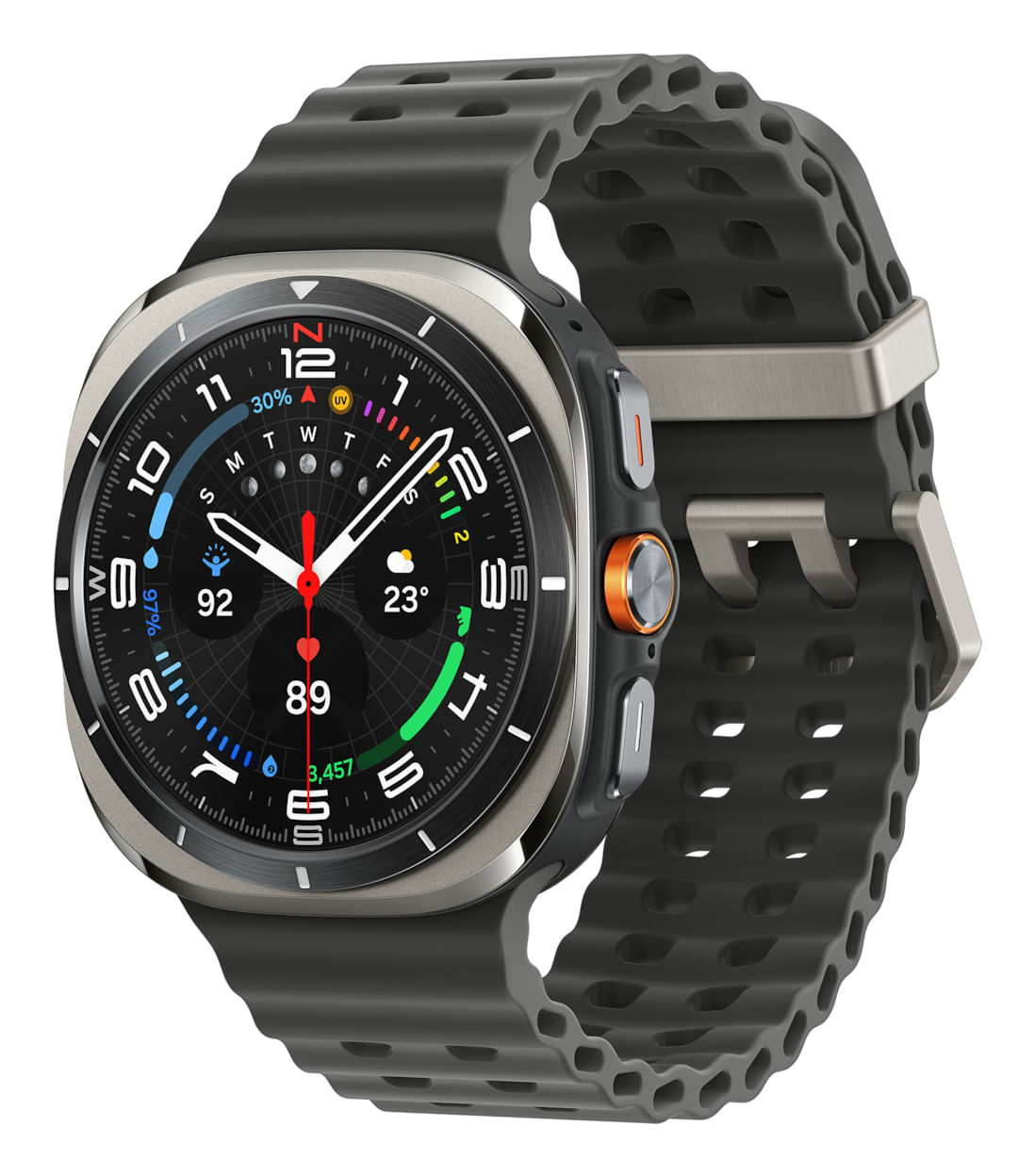 Samsung Galaxy Watch Ultra 3,81 cm (1.5") AMOLED 47 mm Digitale 480 x 480 Pixel Touch screen 4G Argento Wi-Fi GPS (satellitare)