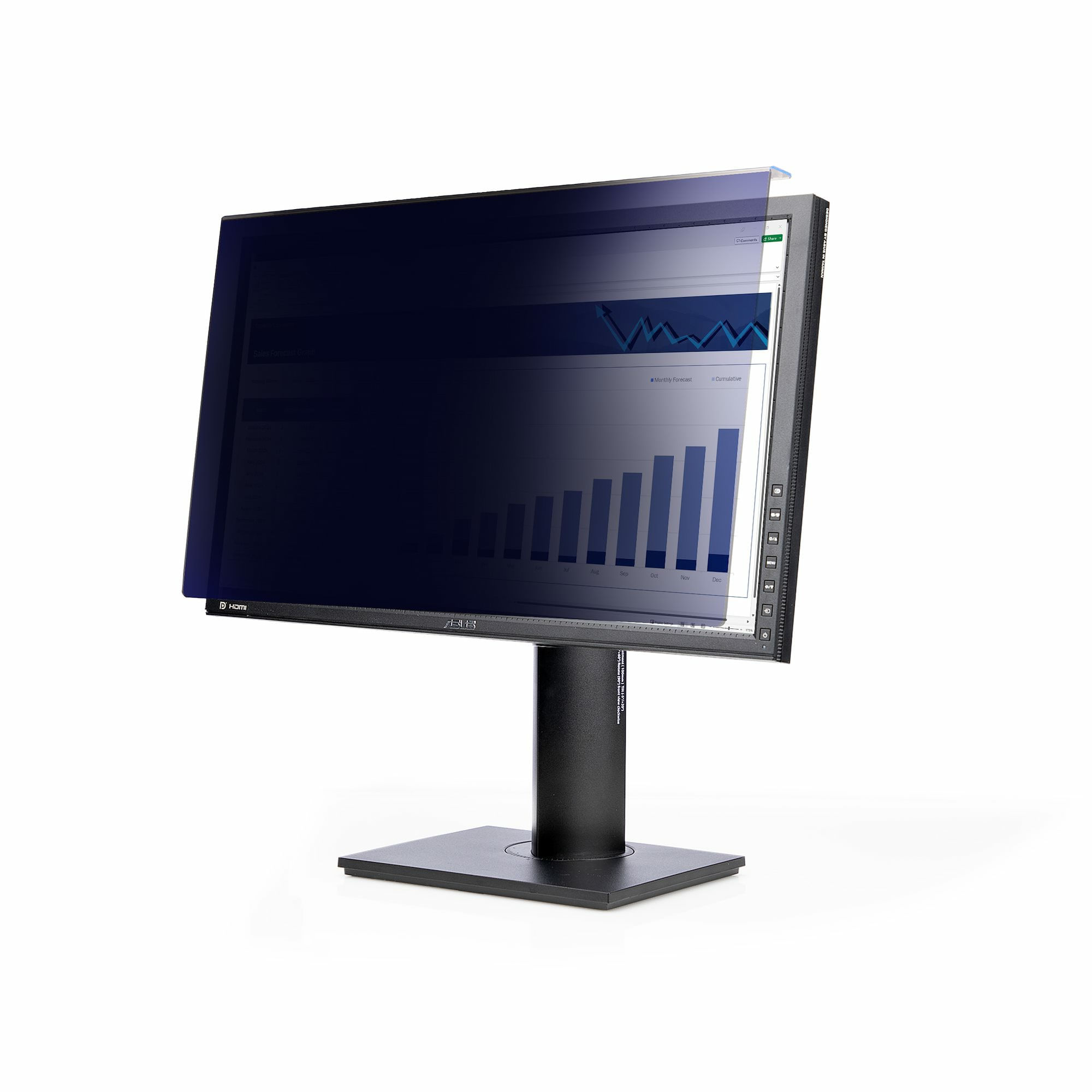 StarTech.com Filtro privacy per monitor da 23.8" 16:9, filtro di sicurezza in acrilico da appendere, pellicola protettiva ad installazione rapida, +/-
