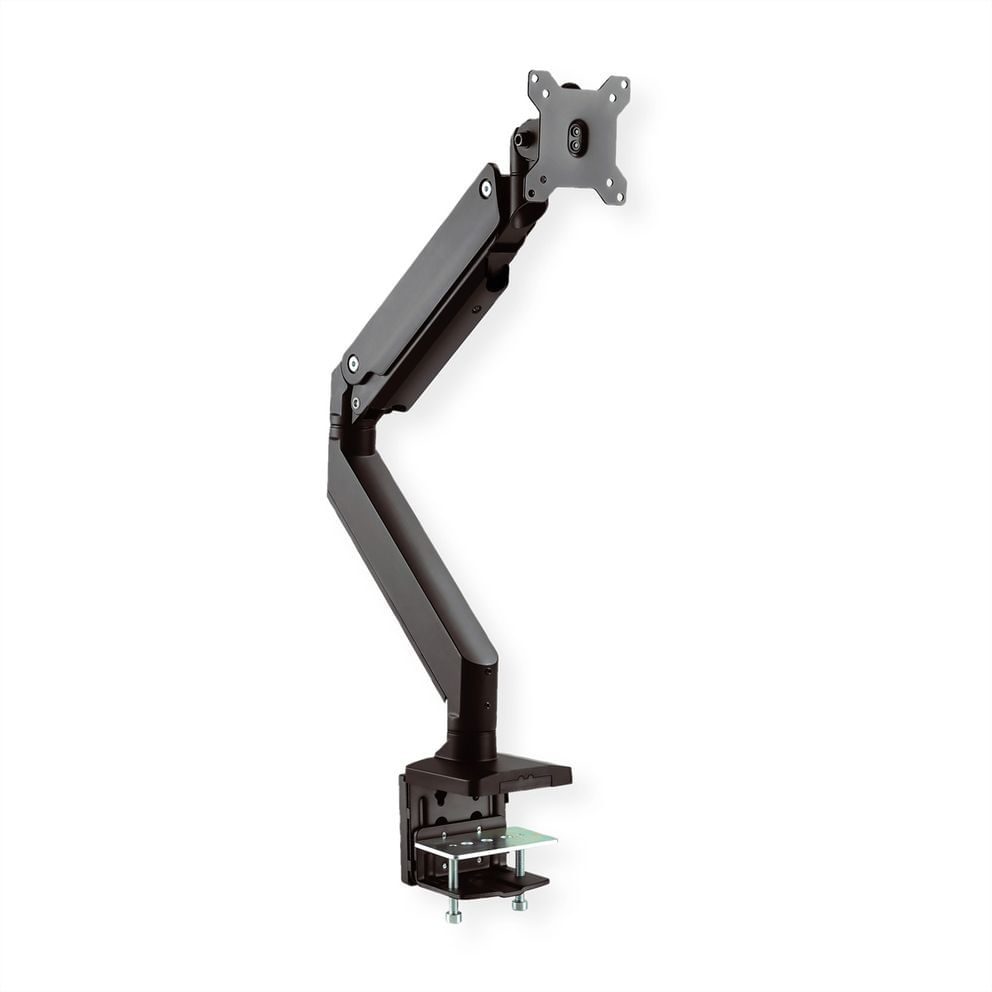 Roline Braccio per Monitor Singolo Heavy - Duty Gas Spring 15kg ROLINE 17.03.1116 Supporti a parete per TV Scrivania Nero