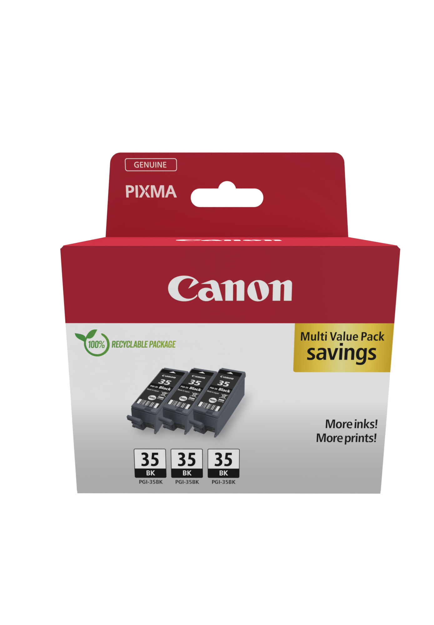 Canon 1509B028 Cartuccia d'Inchiostro 3 Pezzi Originale Nero Canon 1509B028 cartuccia d'inchiostro 3 pz Originale Nero