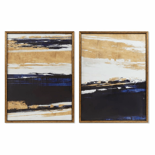 DKD Home Decor Quadro DKD Home Decor Astratto (60 x 3 x 80 cm) (2 Unità)