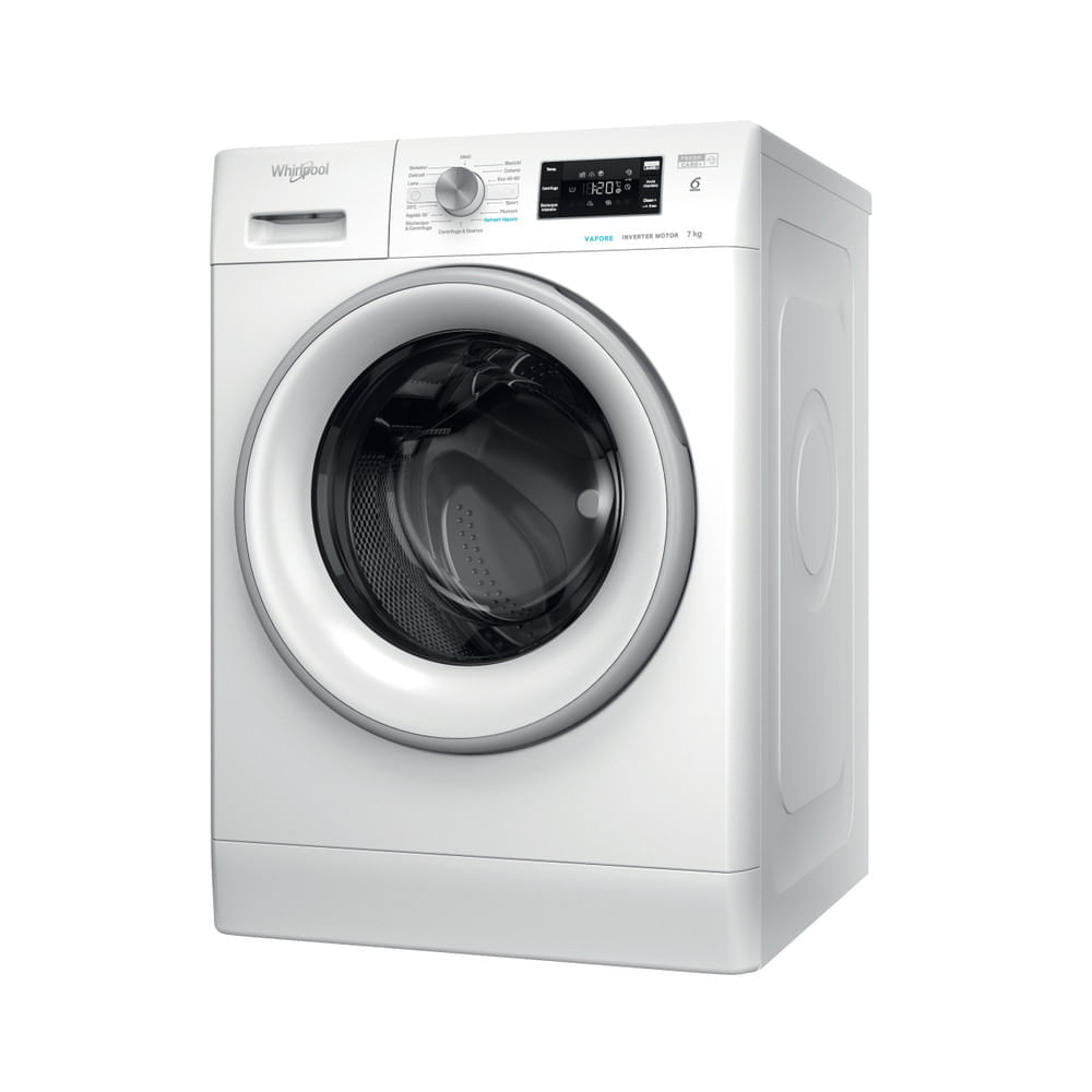 Whirlpool FFB 7469 SV IT Lavatrice 7 Kg Classe A Profondita' 59 cm Centrifuga 1351 giri Inverter Vapore colore Bianco Whirlpool Lavatrice a libera ins